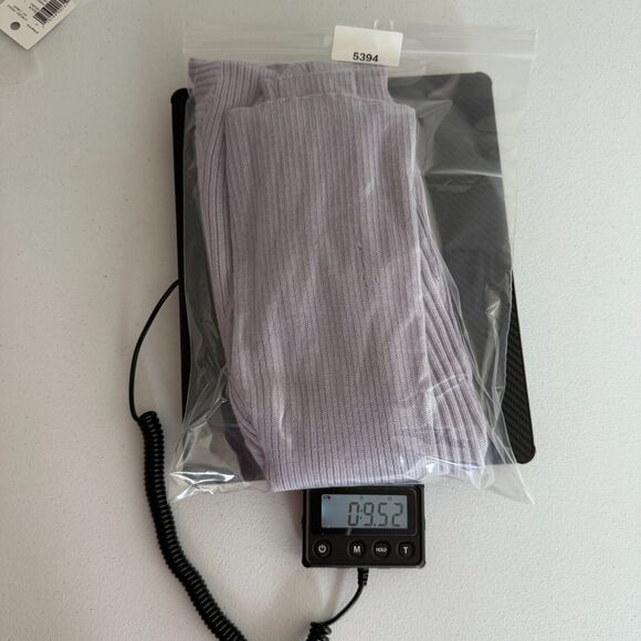 Lululemon Serene Merino Wool Sweater Women's 2 Purple Pullover Ribbed Stretch - Picture 9 of 9